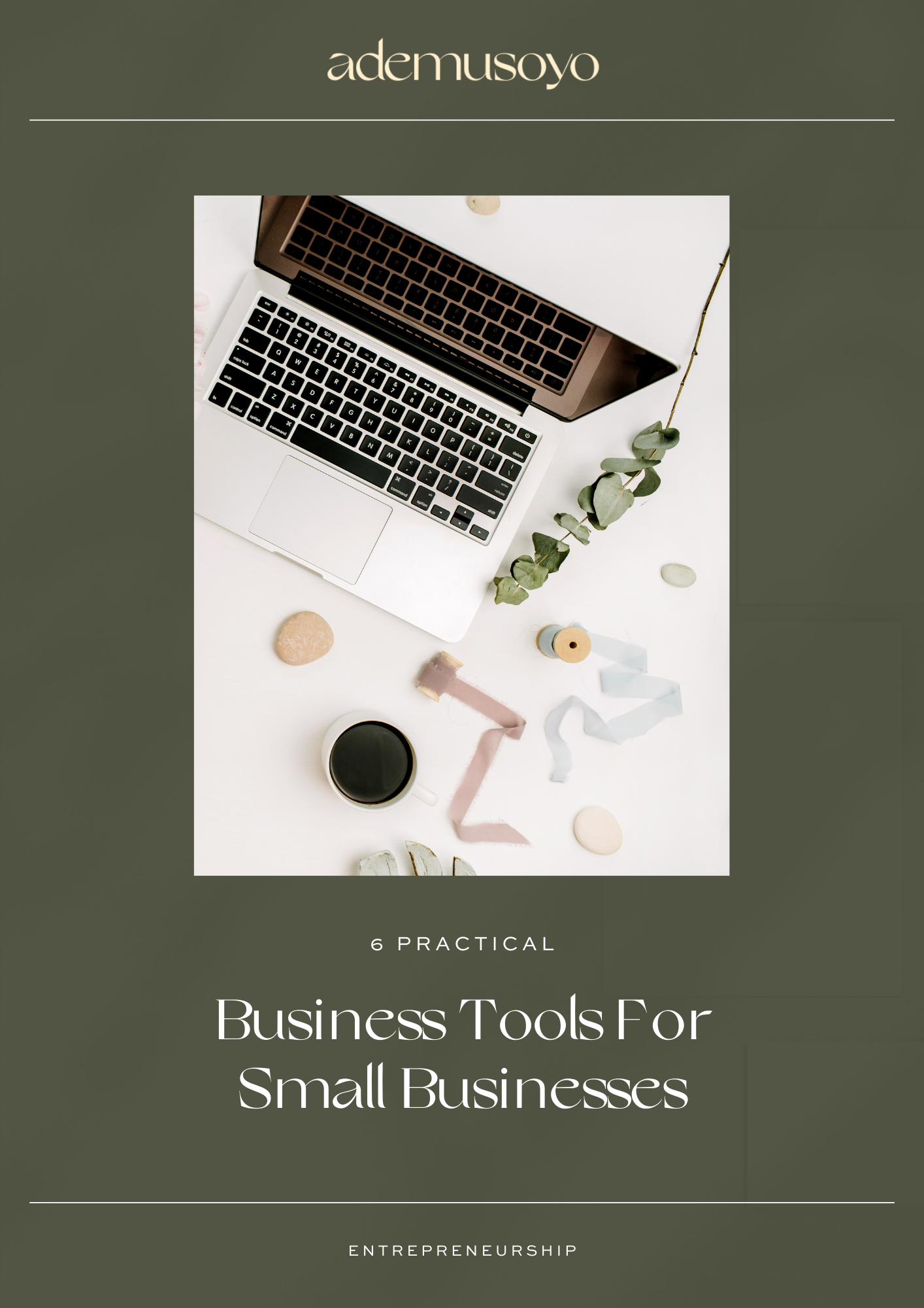 blog cover image for a blog post 6 practical business tools for small businesses, business resources
