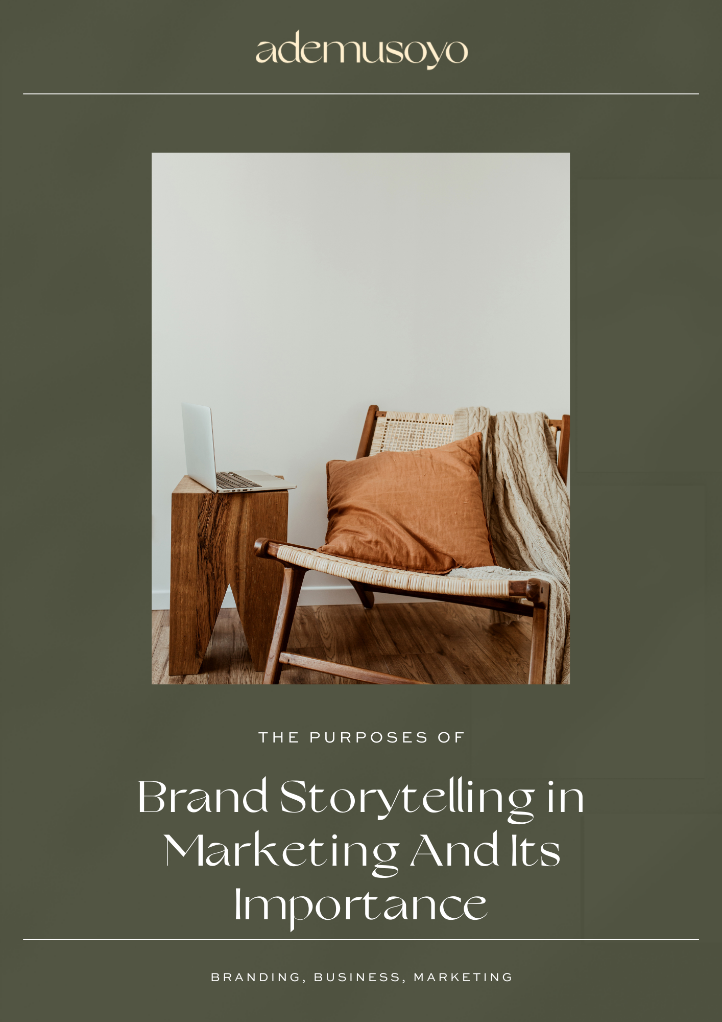 blog cover image for a post about the purposes of brand storytelling in marketing and It's Importance