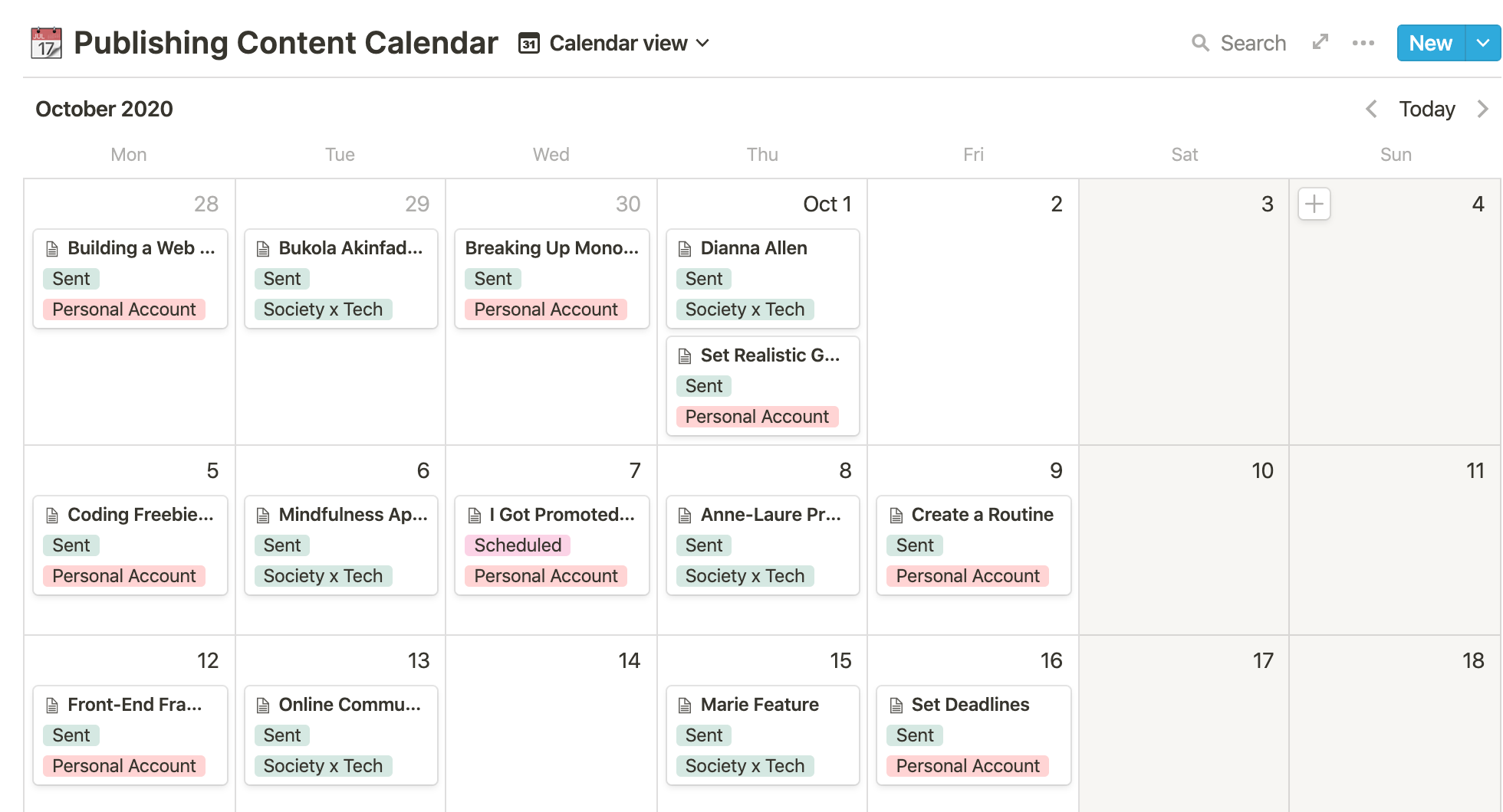 notion publishing content calendar, editorial calendar template, notion template