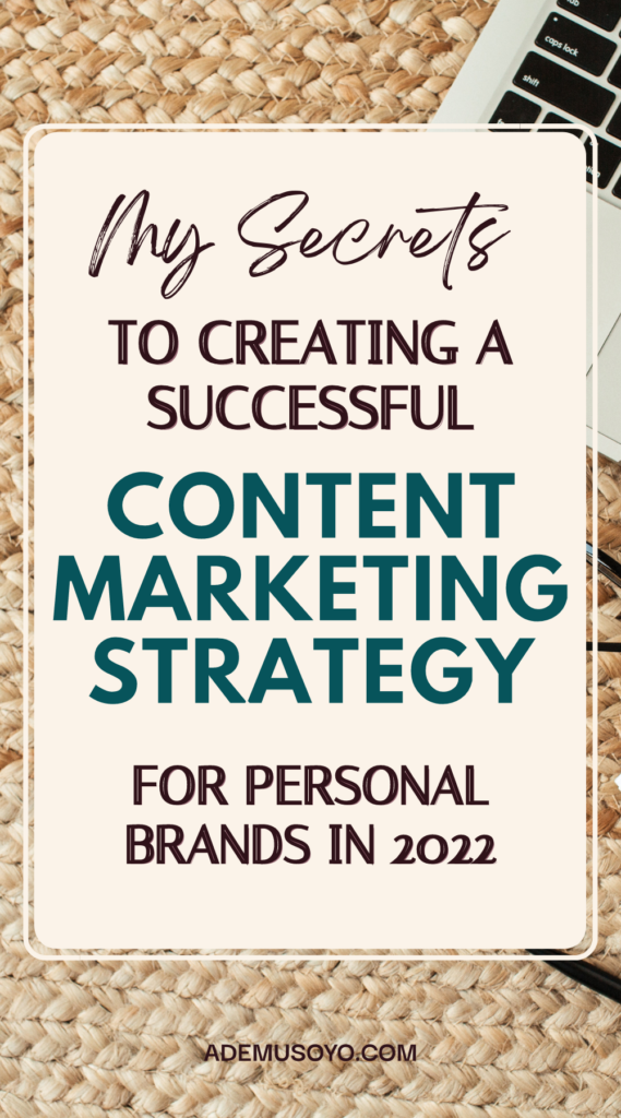 My Exclusive Content Marketing Strategy For Personal Brands, content strategy, content marketing, content marketing plan