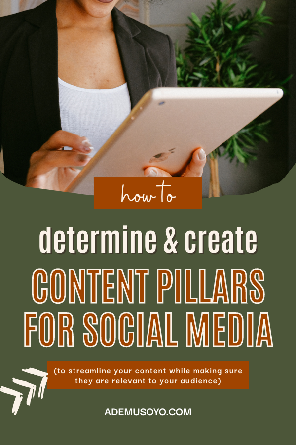 How To Create Content Pillars for Social Media, what is a content pillar, content pillar ideas, content pillar examples, what should your content pillars be, content pillars for small business