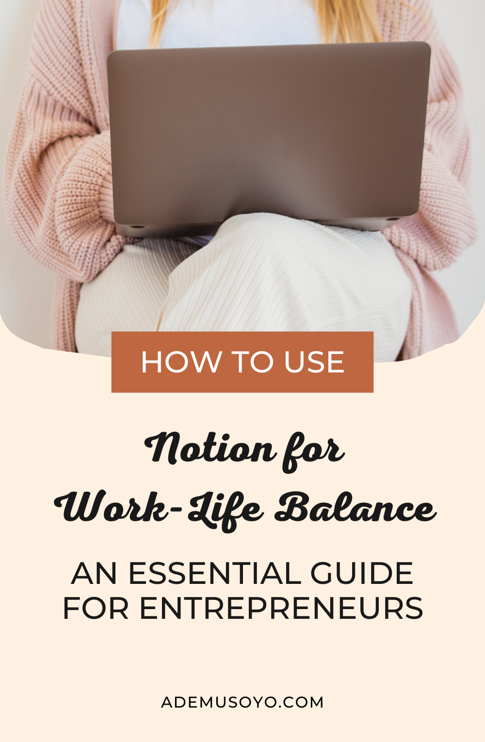 Empower yourself by harnessing the power of Notion for work-life balance. Discover Notion tips and techniques tailored specifically to every entrepreneur needs. Enhance your time management skills, prioritize self-care, and achieve a fulfilling work-life integration. Check out our website ademusoyo.com for more work productivity tips like these.