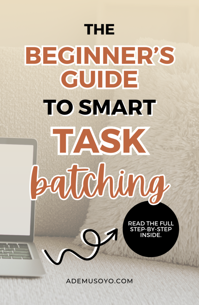 How to use task batching techniques to get more done